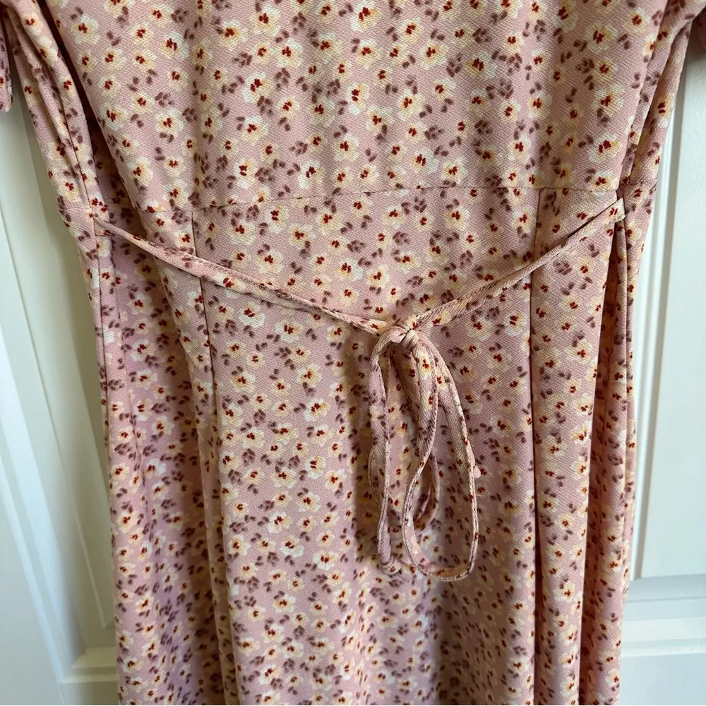 As you wish, dusty pink floral, A-line dress juniors, large - Image 10