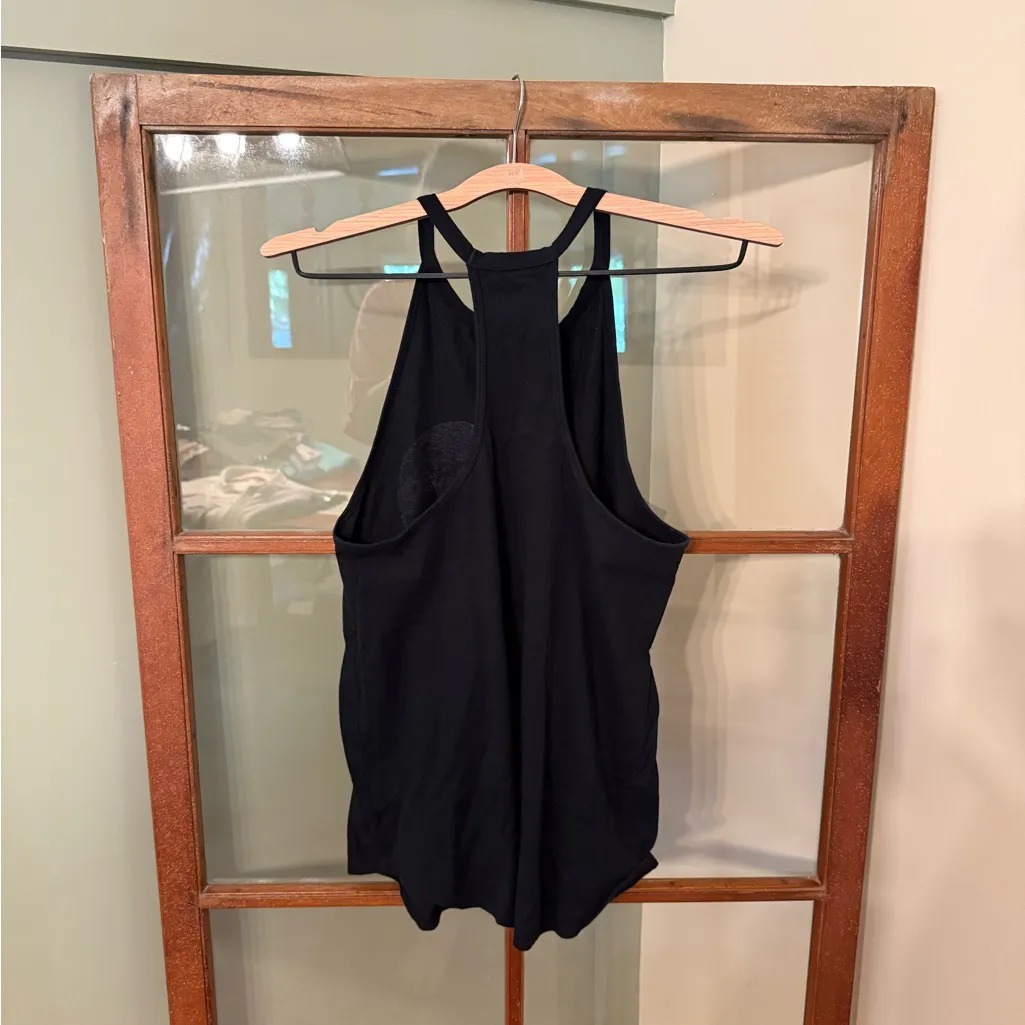 Billabong Black Tank with Tropical Graphic - Image 3