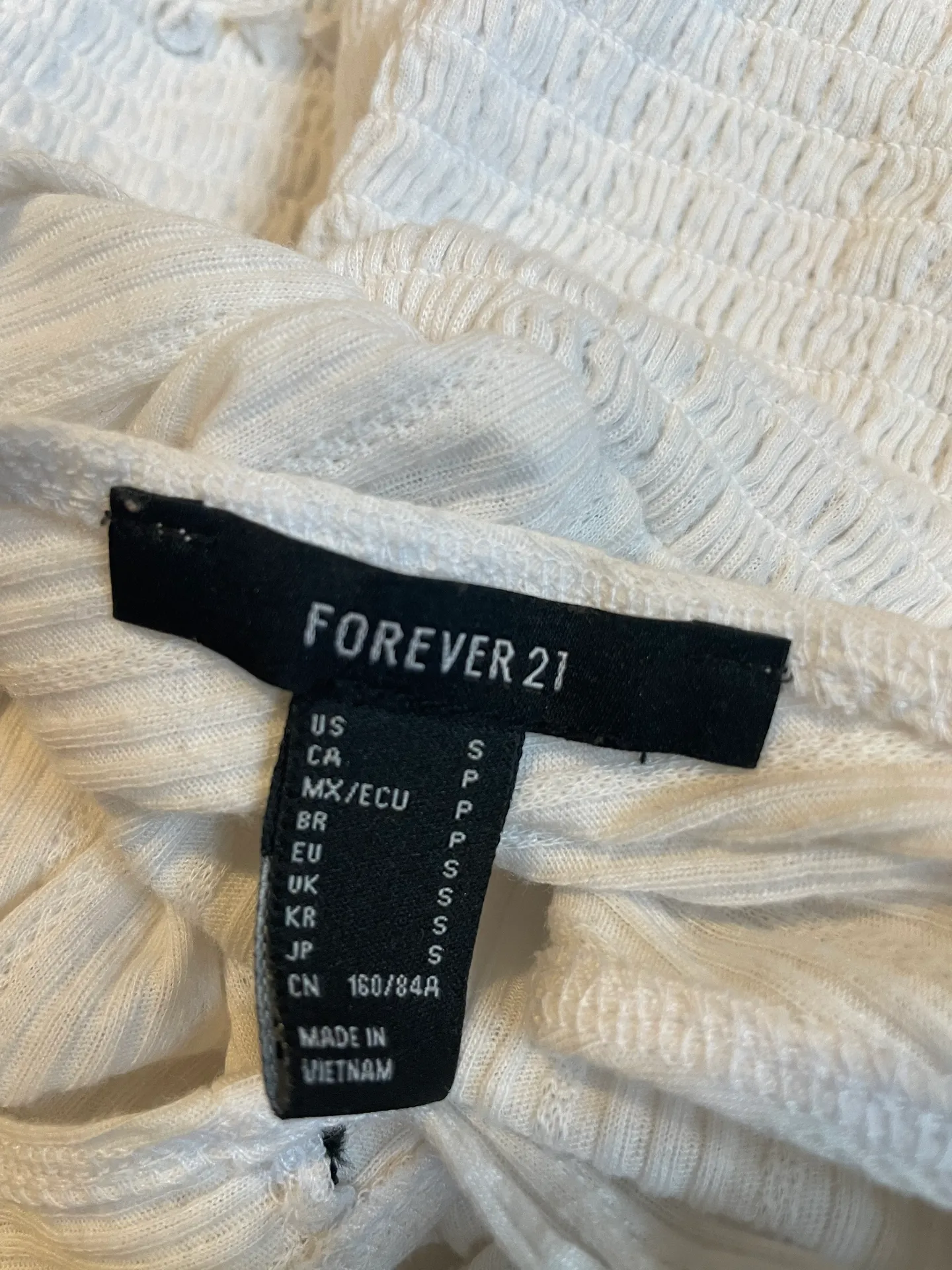 Cropped White Tank - Image 3