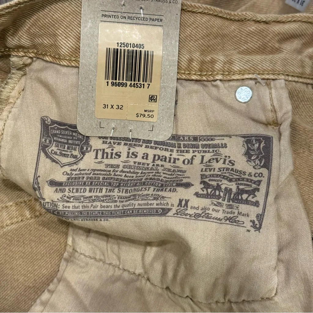 Levi's 501 original fit high rise button fly jeans - Image 8