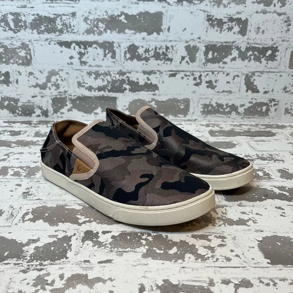 Olukai | pink camo slip on loafers Size 10 - Image 8