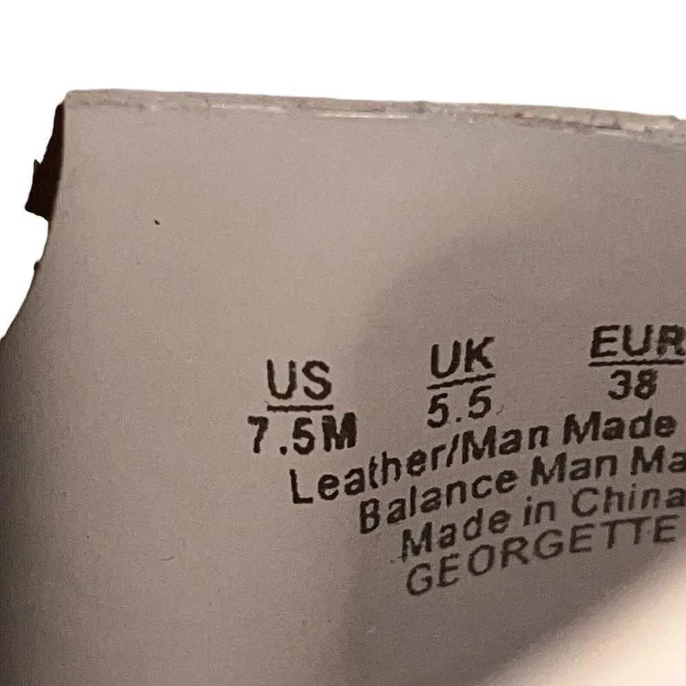 Franco Sarto Tan and Silver Sandals Shoes Size 7.5 M - Image 6