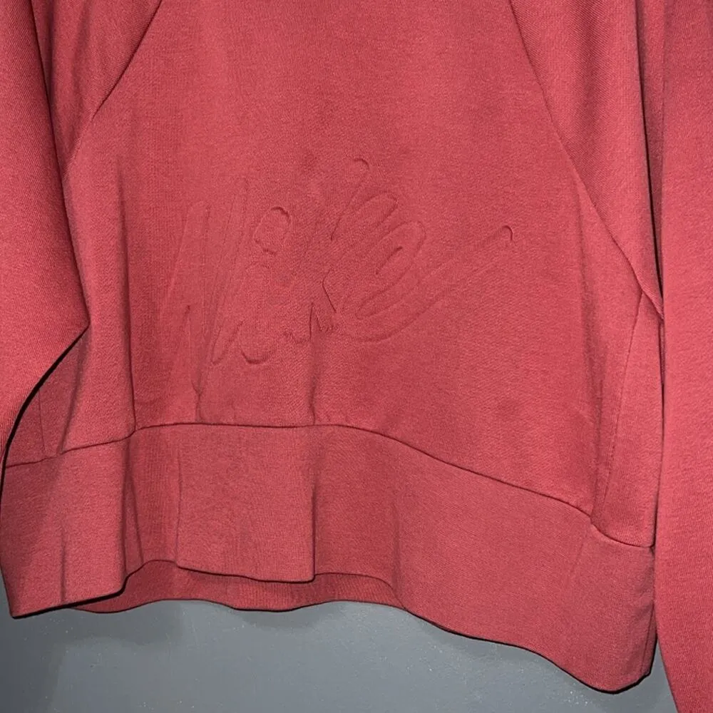 Women's size large Nike Sportswear Embossed Logo Cropped Crewneck Fashion Casual - Image 5
