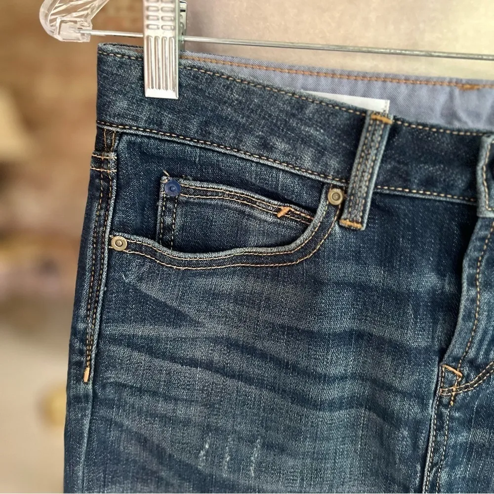 Gap Vintage Dark Wash Blue Denim Pencil Skirt 25/0 - Image 2