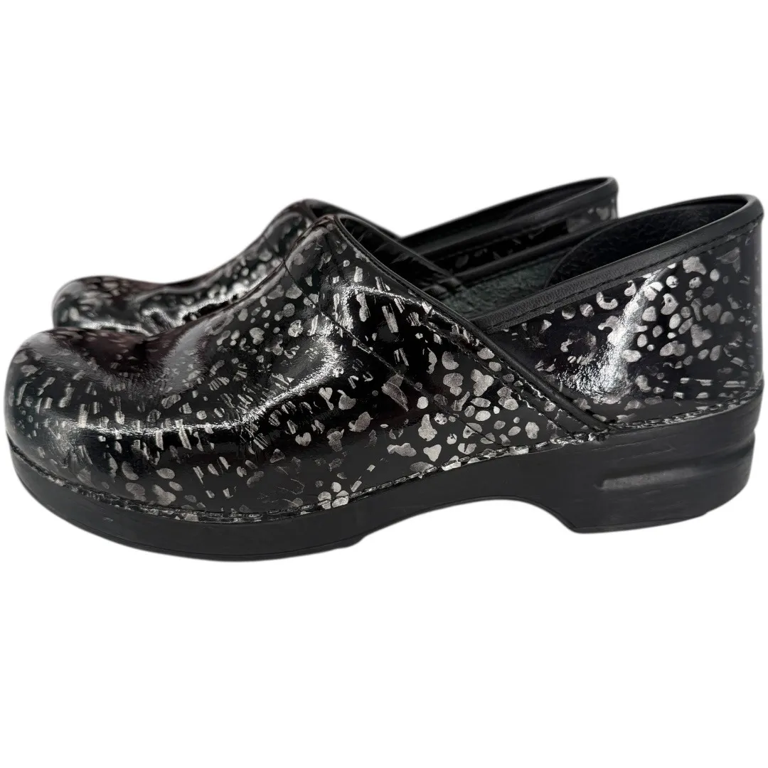 Dansko Women's Professional Pewter Leopard Clogs Shoes Size 12 (EU42) Work - Image 10