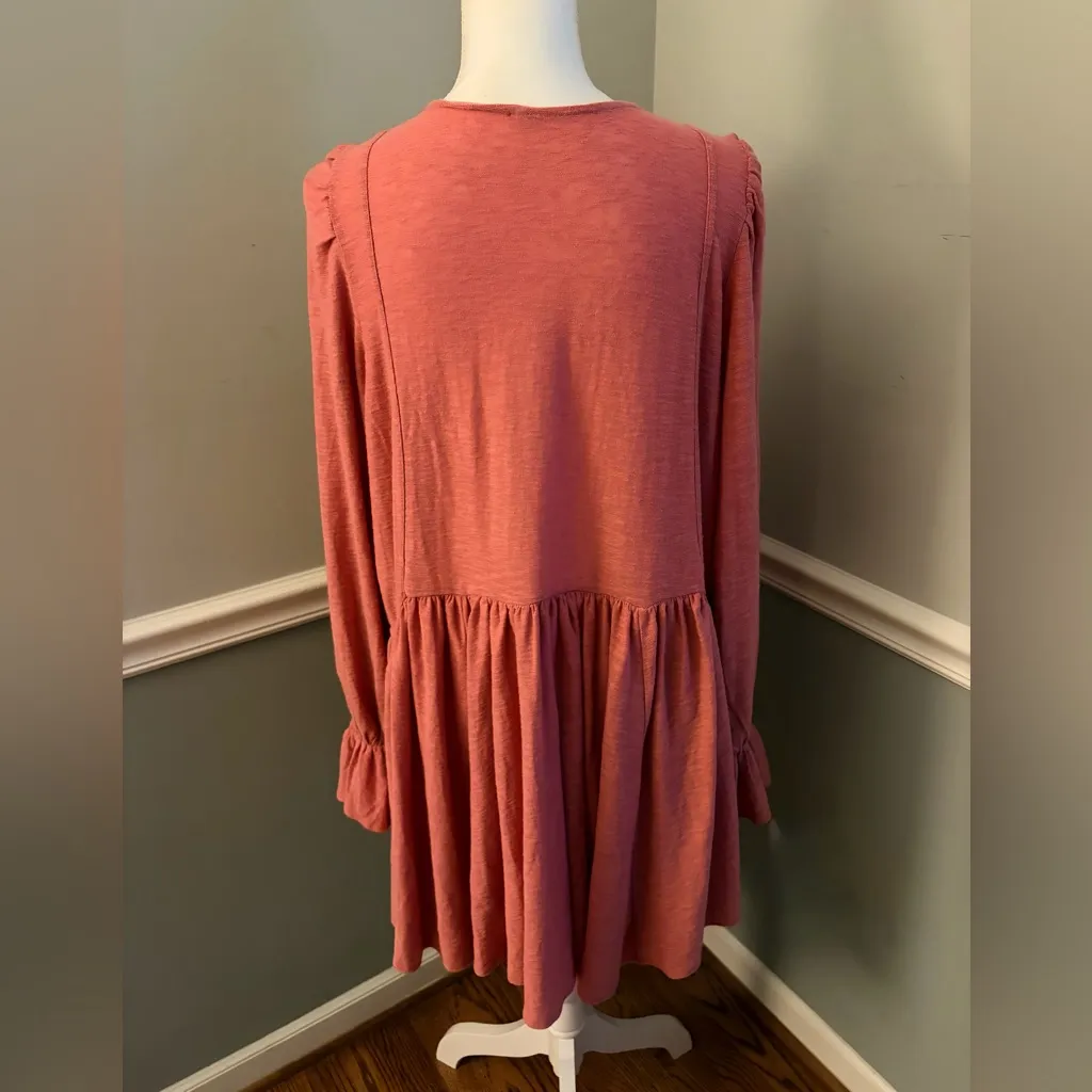 Free People “Don’t Call Me Baby” Thermal Tunic Dress – Rosie – Size Large - Image 5