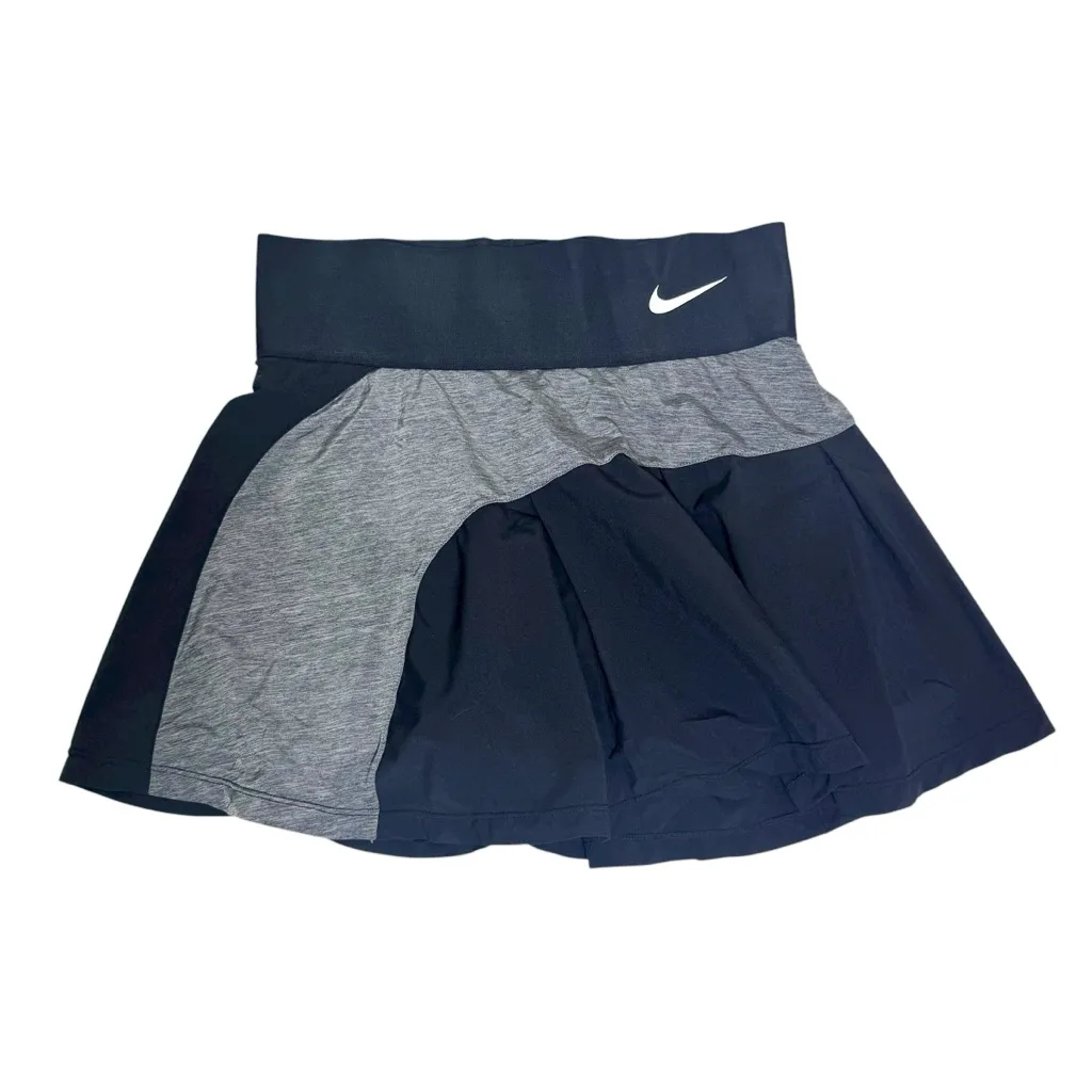 NikeCourt‎ Advantage Dri-FIT Pleated Tennis Skort Black Gray Women’s Size S - Image 2