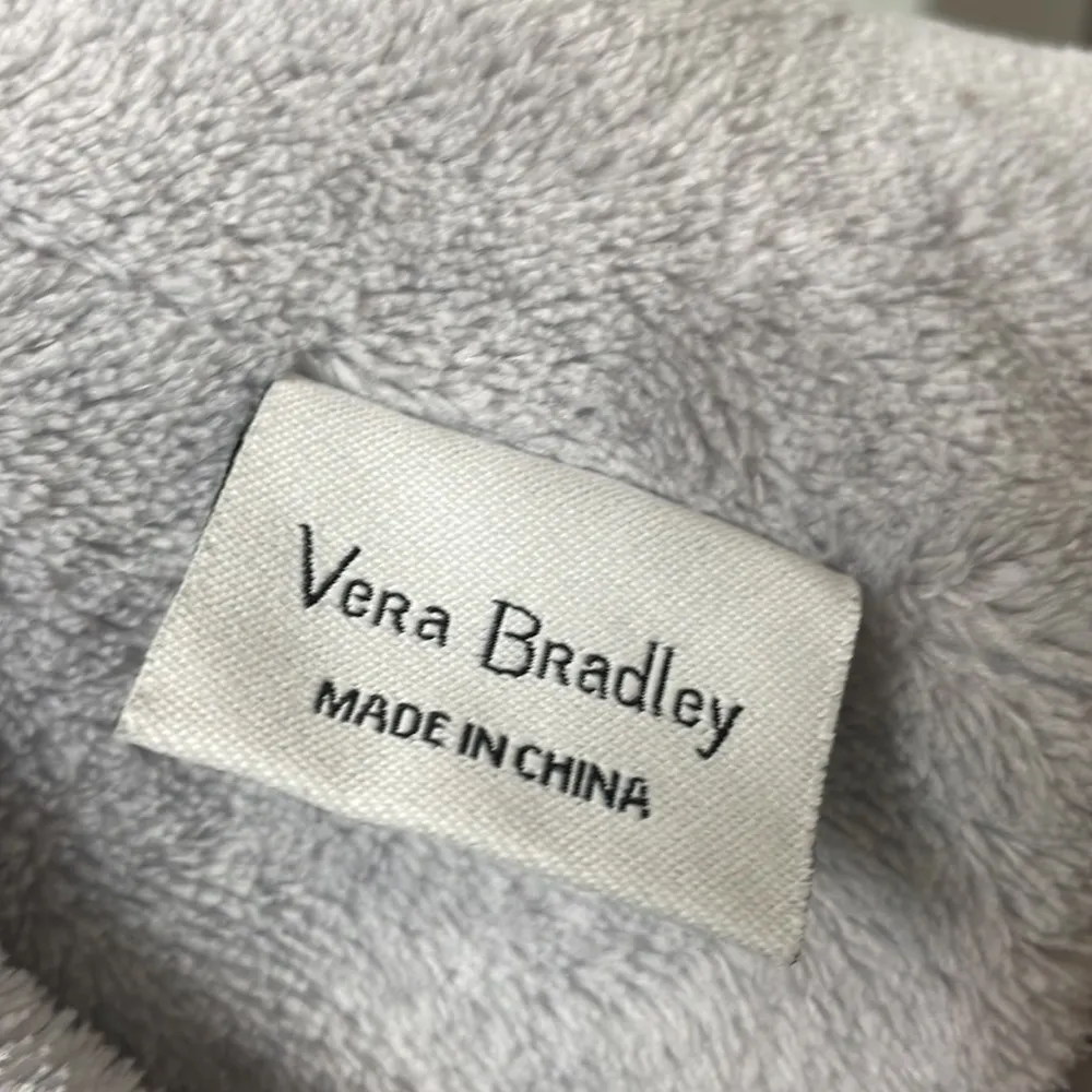 Vera Bradley Fleece Loop Infinity Scarf Blue Penguins Intarsia - Image 4