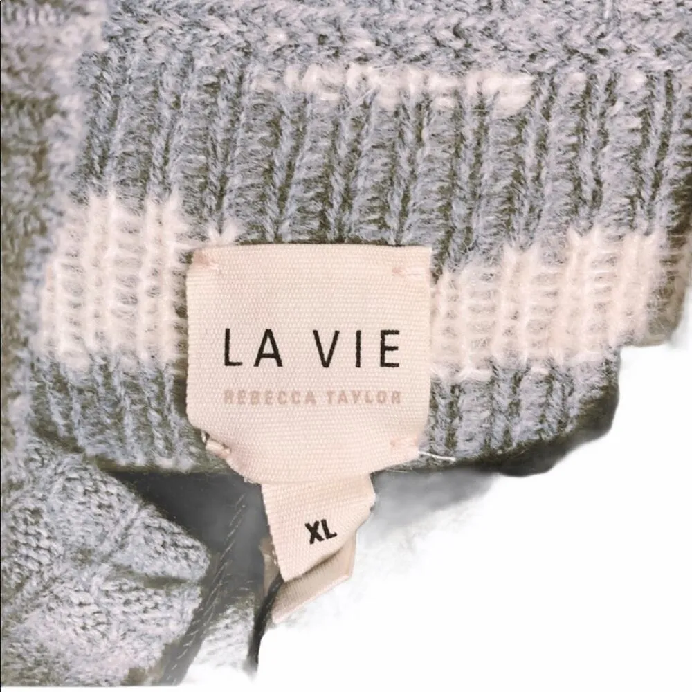 La Vie Rebecca Taylor Animal Print Wool Alpaca Blend Sweater NWT - Image 2