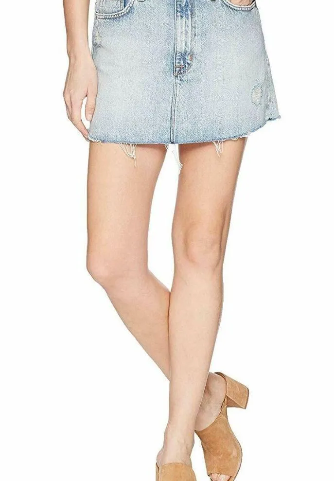 Hudson Jeans Women's Vivid Denim Mini Skirt - Image 2