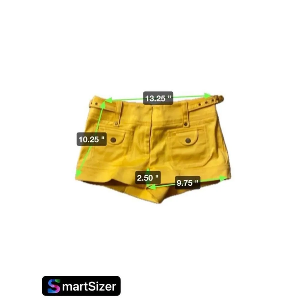 Marciano  Yellow Shorts Women's Size 2 - Image 3