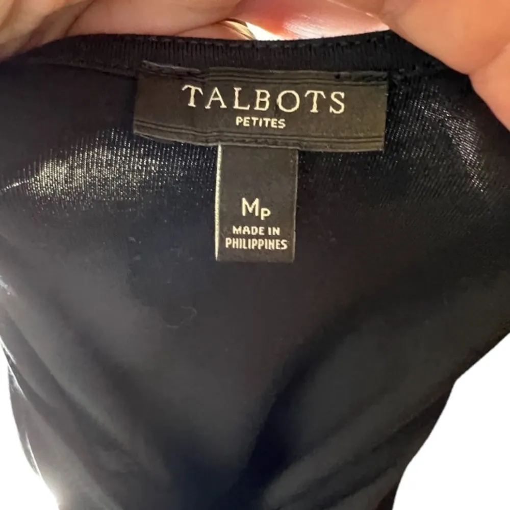 Talbots Black‎ Dress With Belt - Image 5