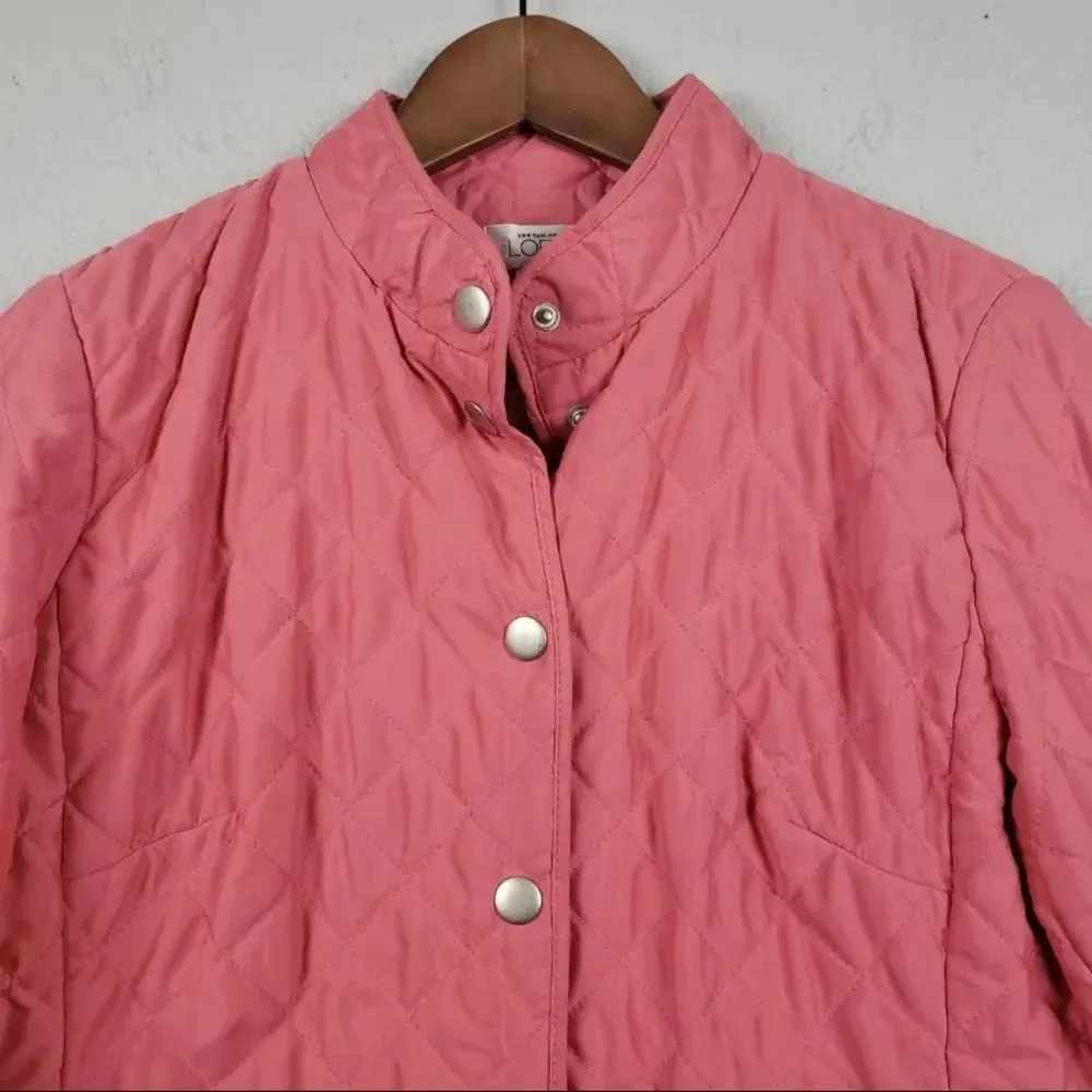 FALL SALE! EUC Peach Ann Taylor LOFT Quilted Jacket - Image 3