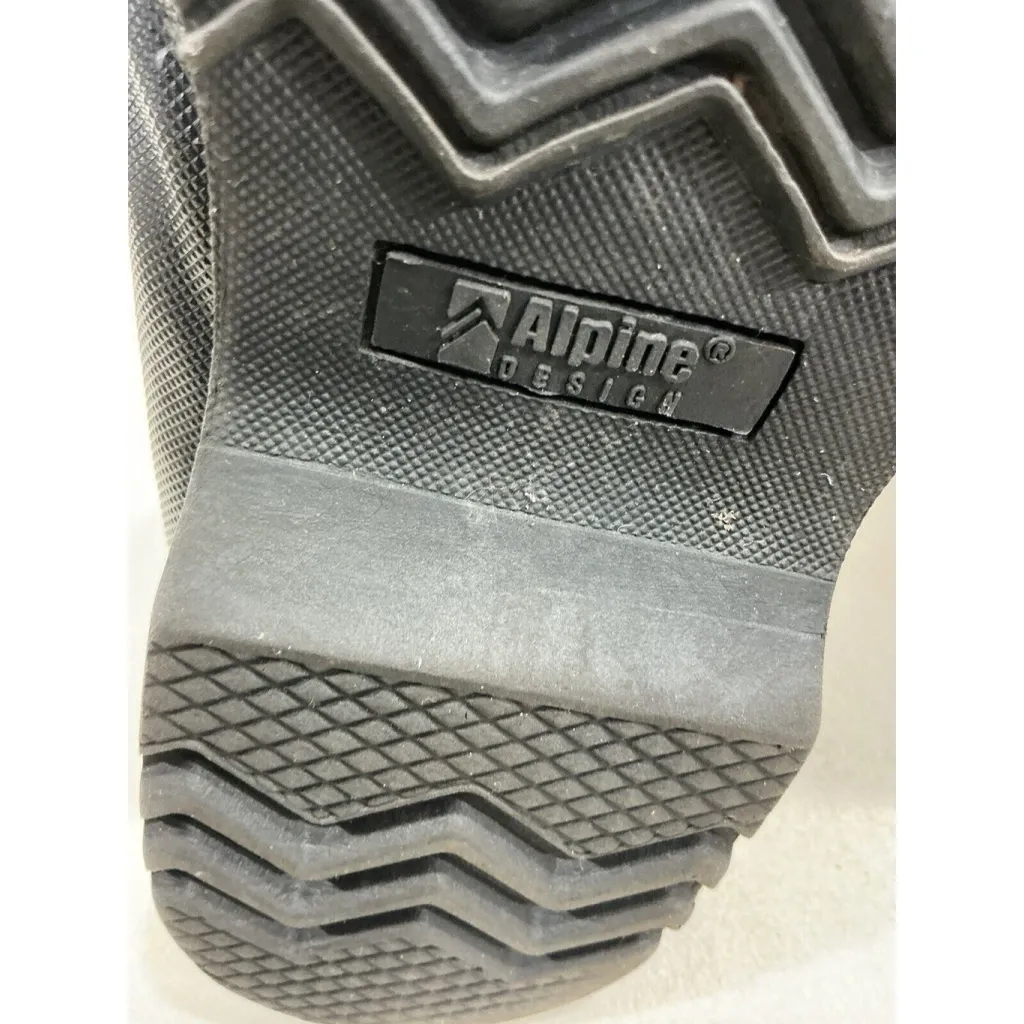 Womans Alpine Design Snow Link 11 Snowlynxll Black Quilted Midcalf Snowboots 7 - Image 9