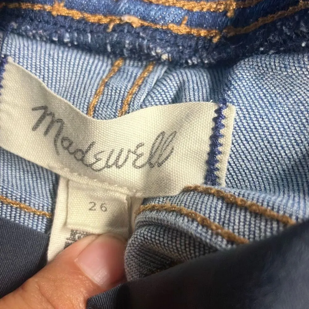461. Madewell maternity skinny medium wash jeans size 26 - Image 3