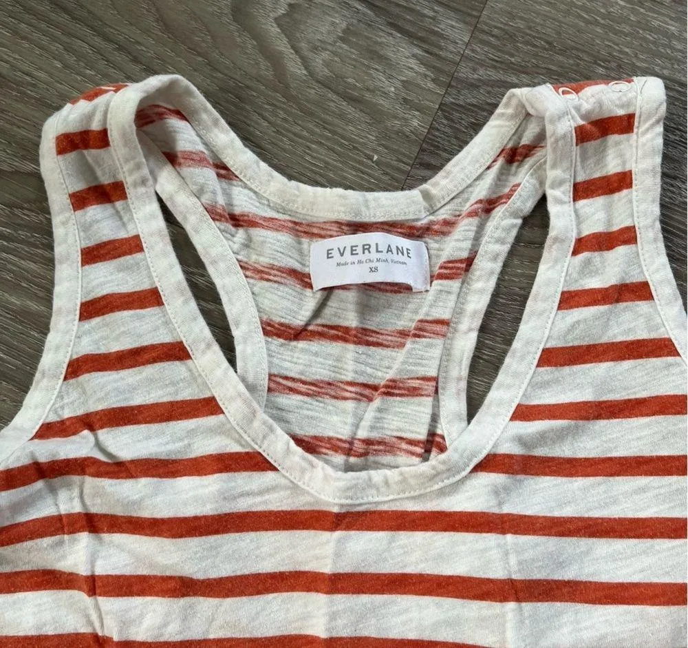 EUC - Everlane Striped Romper - XS - Image 2