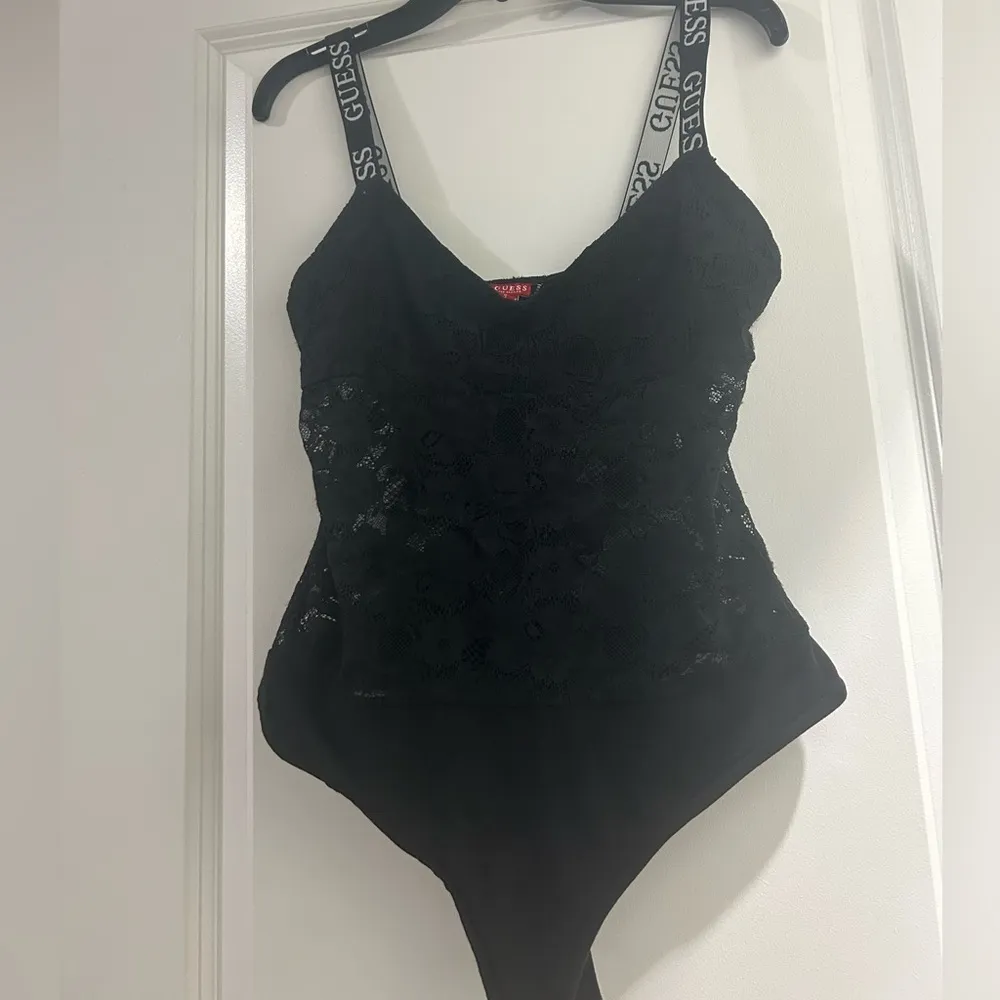 Guess Black Lace Bodysuit size small - Image 2