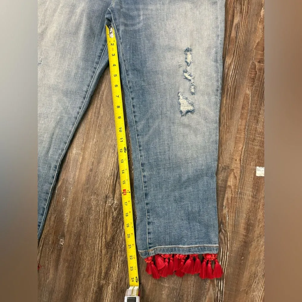 NWT Pilcro and the Letterpress Mid-Rise Slim Relaxed Fit Boyfriend Jeans Size 32 - Image 7