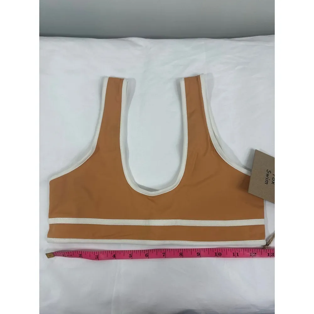 Stone Fox SWIM DHALIA Top in Sanstone‎ SMALL NWT - Image 5