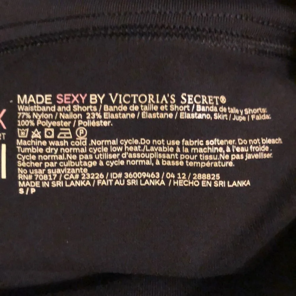 Victoria's Secret VSX Sexy Sport Black Skort S - Image 11