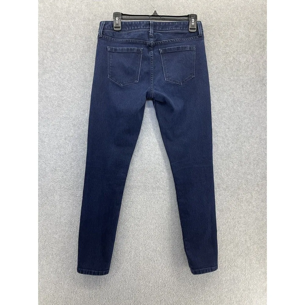 Banana Republic Women's Blue Denim Jeans Dark Wash Skinny Size 27 - Image 2