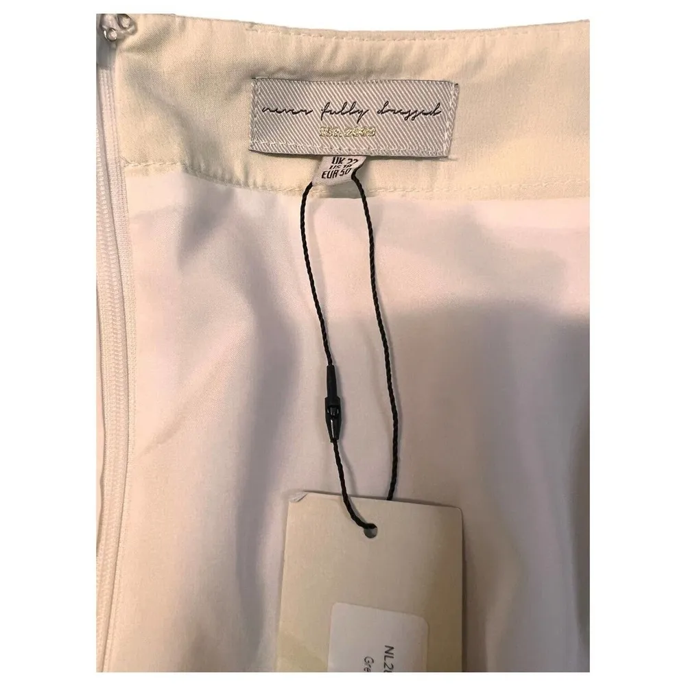 New Never Fully Dressed Shorts Womens 18 Coco High Waisted Zip Tie Dye Green - Image 13