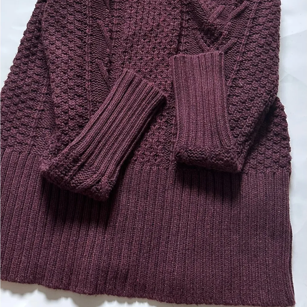 GAP Maternity Knit Sweater in Rich Burgundy - Image 16