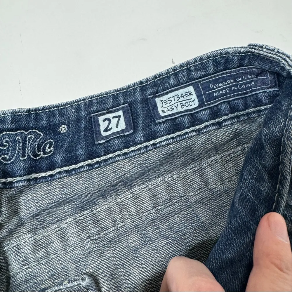 Embellished Pocket Easy Boot Mid Rise Jeans Size 27 - Image 4