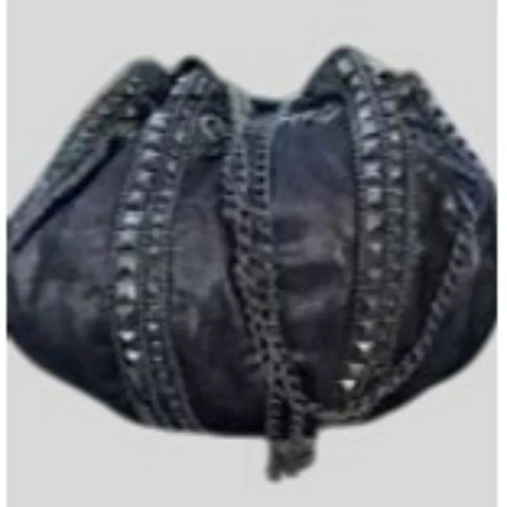 Imoshion USA  Studded Chain Hobo Bag – Edgy Glam Rock Chic - Image 3