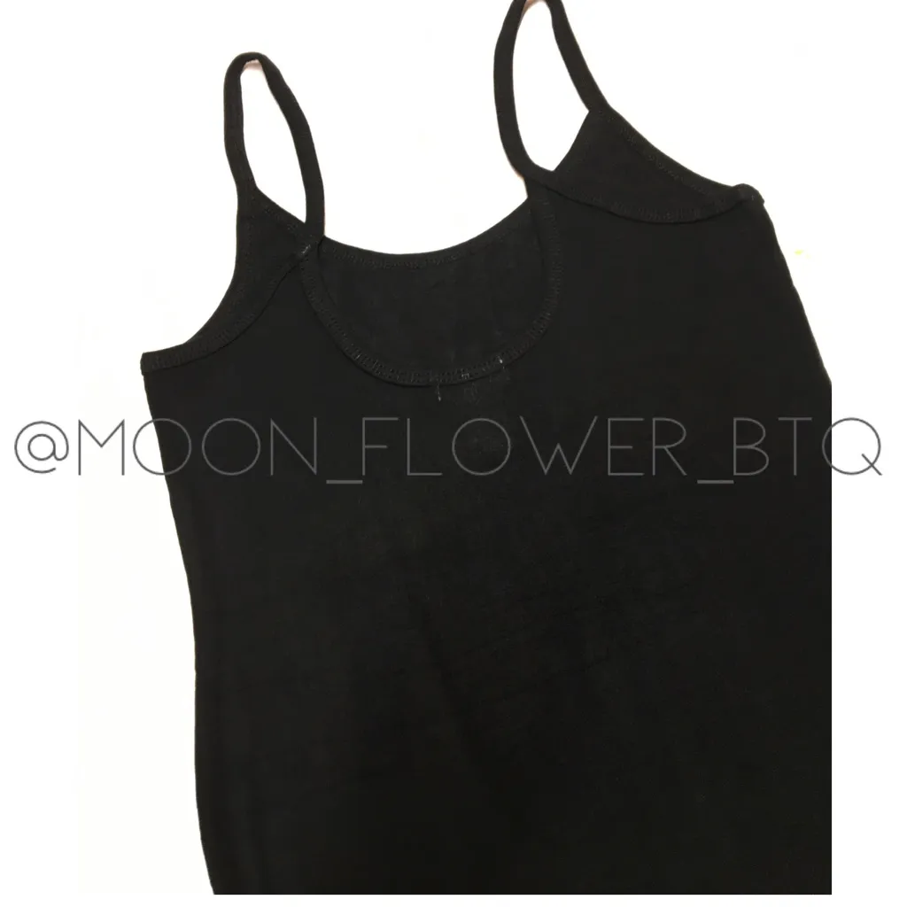 Hinge Black Modal Semi Sheer Cami Tank - Image 6