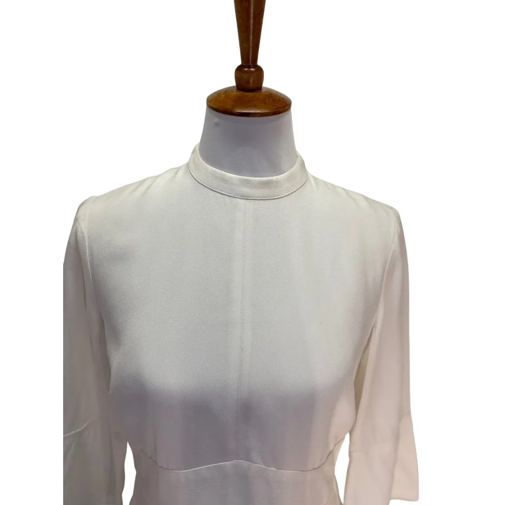 Reiss Midi Dress White Size 6 - Image 9