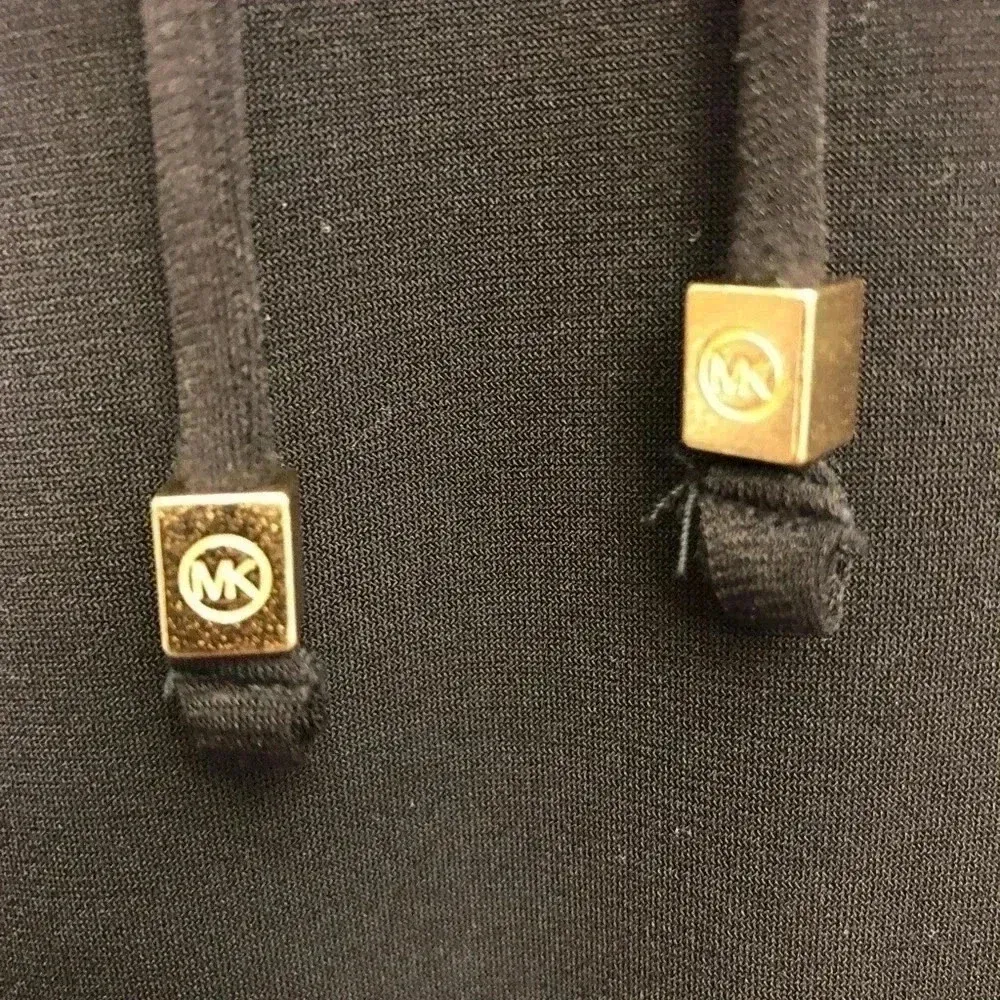 MICHAEL KORS Black Sleeveless Ruffle Trim Dress - Image 6