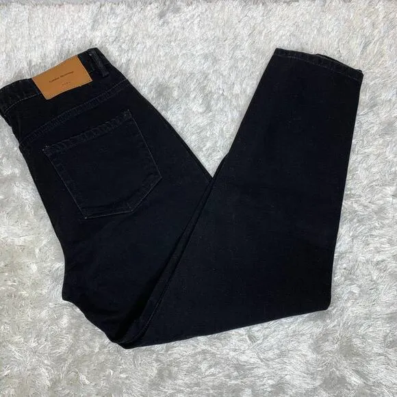 NWT Zara Trafaluc Denimwear Mom Fit Jeans Sz 6 Black - Image 2