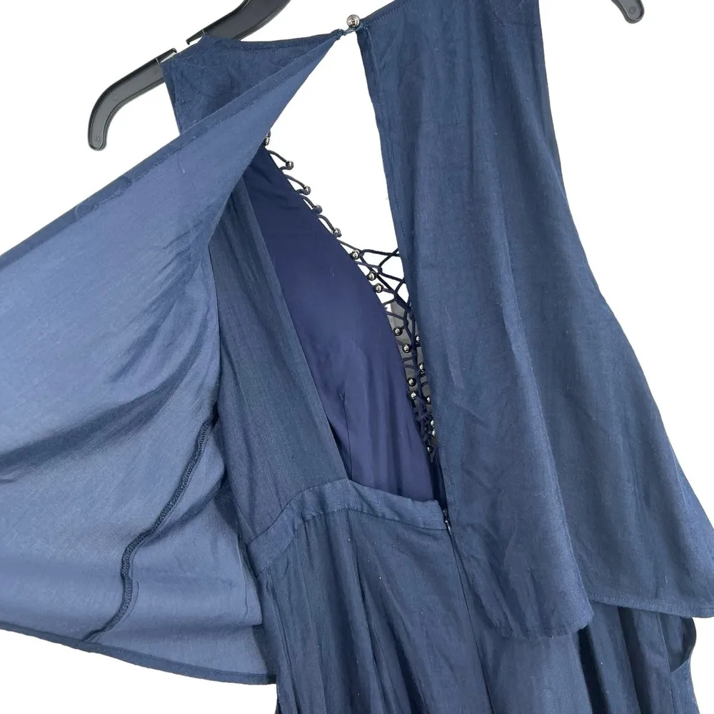 The Jet Set Diaries Souks Jumpsuit Ink Blue Size Small - Image 5