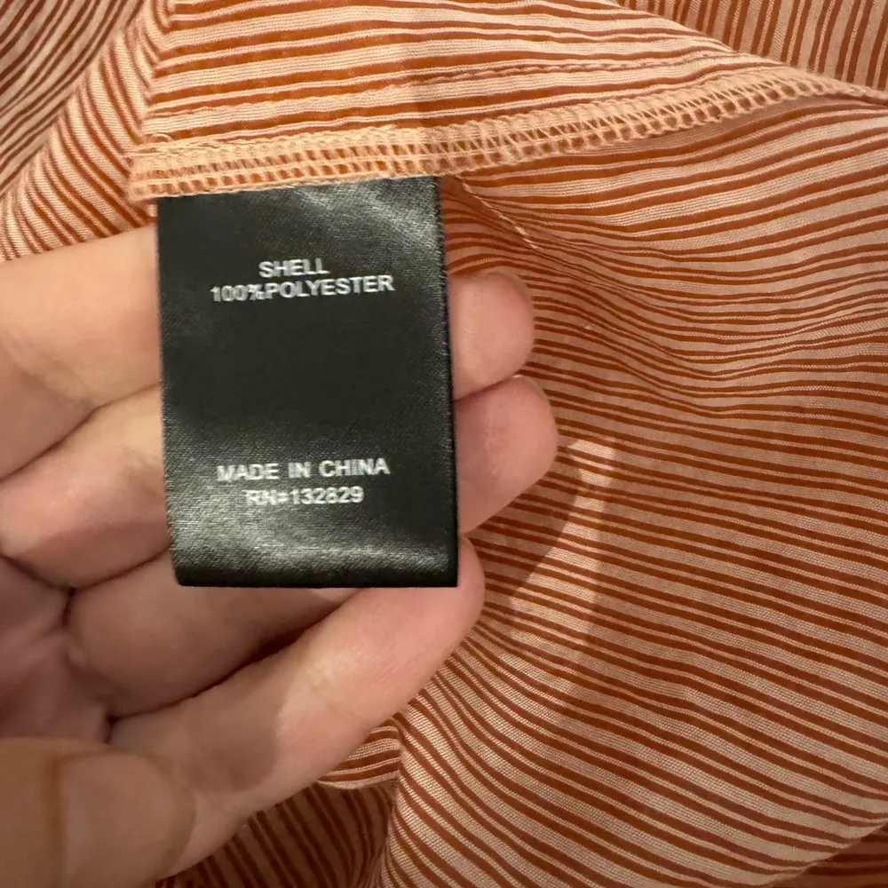 Lovers and Friends Long Striped Button Up Shirt Lightweight NWOT Size Medium - Image 8