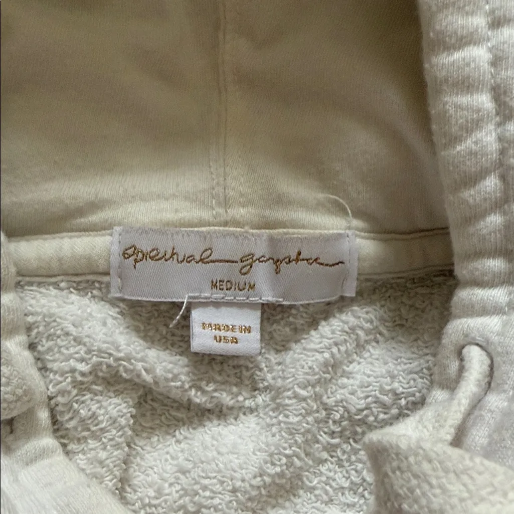 Spiritual Gangster White Hoodie with Colorful Stripes - Image 4