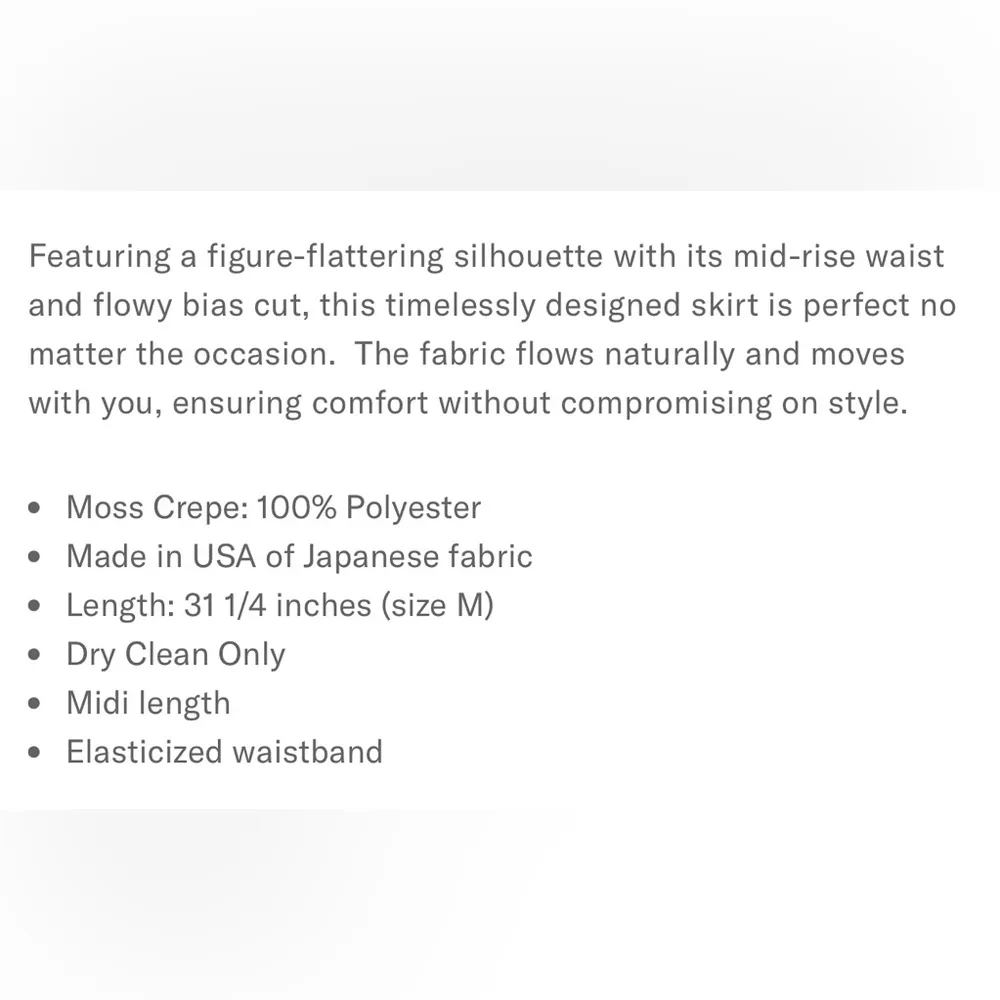 Karen Kane royal blue bias cut crepe midi skirt. Size Small. NWT. - Image 5