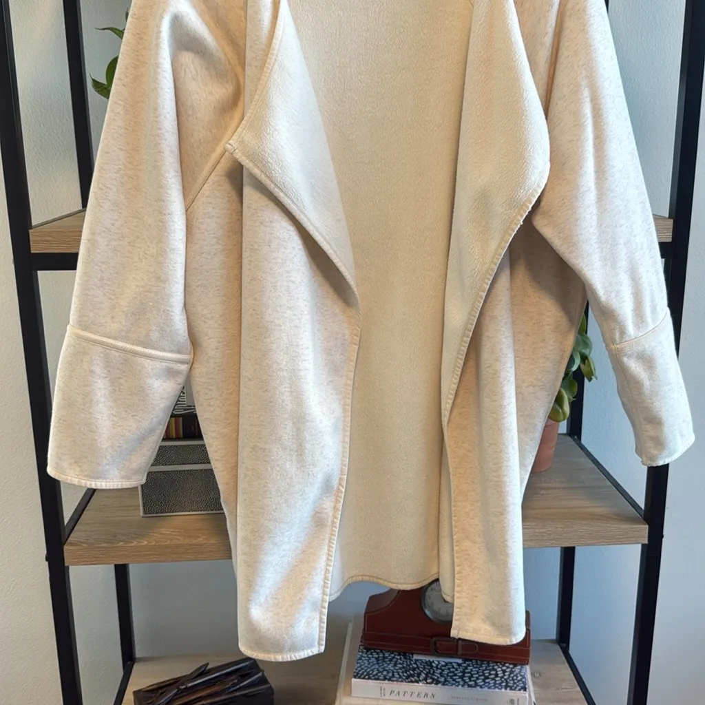 Athleta Cozy Karma Drape Open Front Cardigan Sweater Pullover, S - Image 4