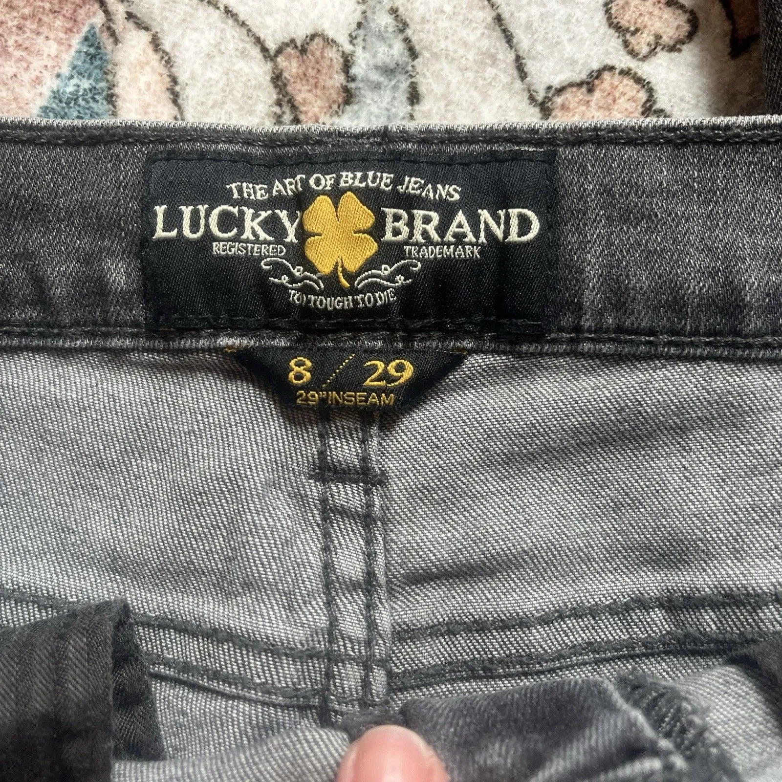 Lucky Brand Brooke Skinny Womens Jeans Black Size 8/29R Stretch - Image 6