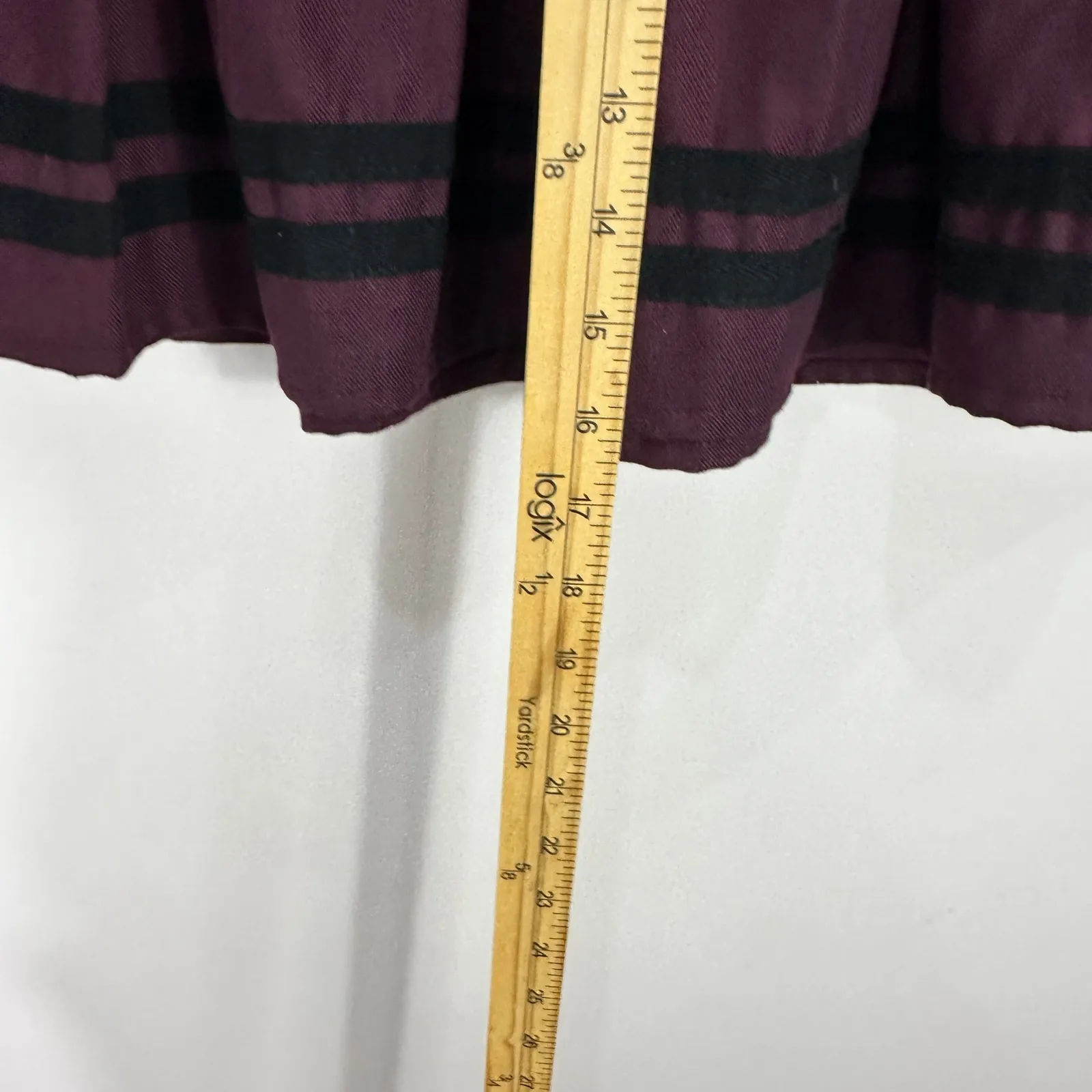 Hot Topic Purple Pleated Mini Skirt Small Alt Prep Preppy Grunge Coquette Goth - Image 6