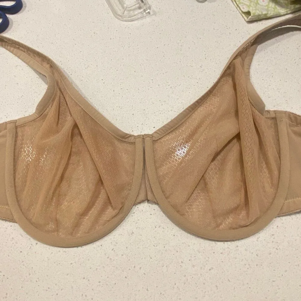 ThirdLove unlined, modern mesh, scoop bra, lace size 38F - Image 5