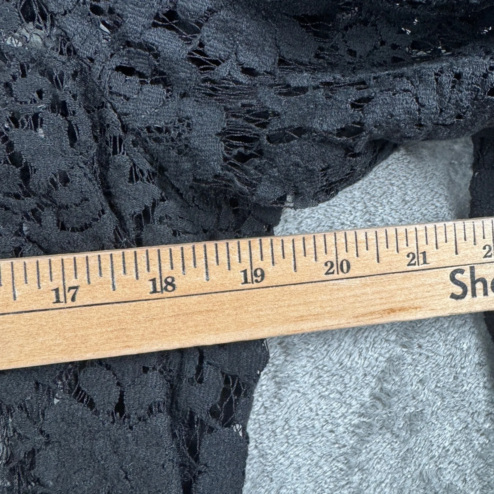 Rebecca Taylor Blouse Black Lace Sheer Top Medium Gothic Dark Romantic Feminine - Image 12