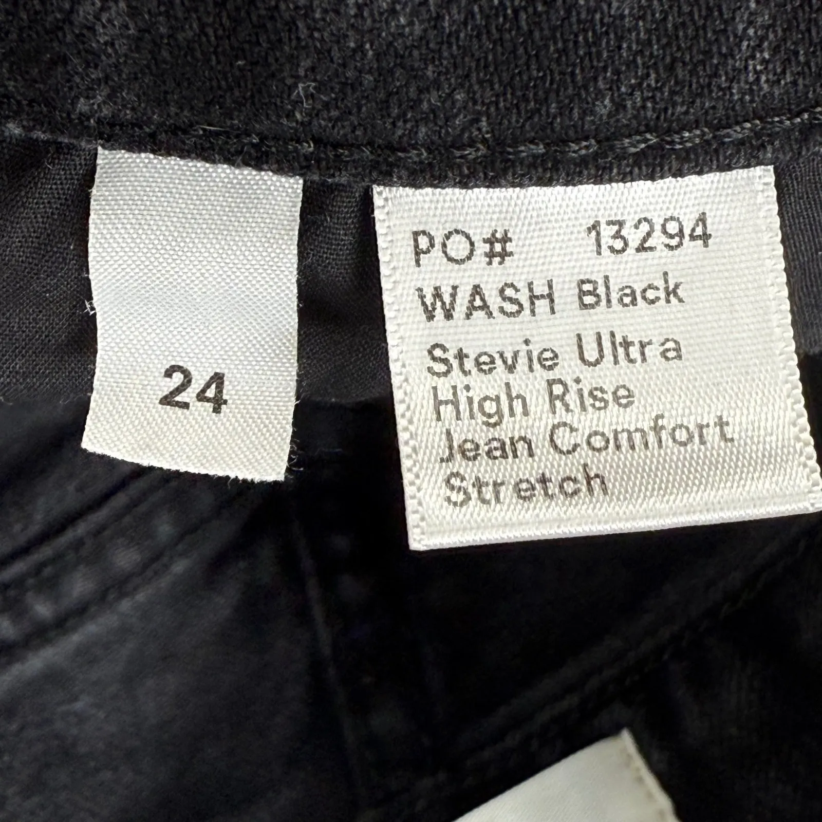 Reformation‎ Jeans Womens 24 Black Stevie Ultra High Rise Jean Comfort Stretch - Image 7