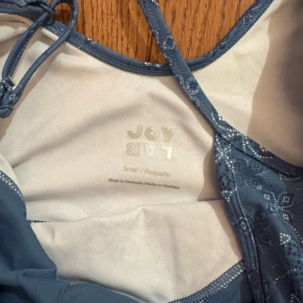 JoyLab Blue Bandana Pattern Tennis Athletic Dress - Image 2