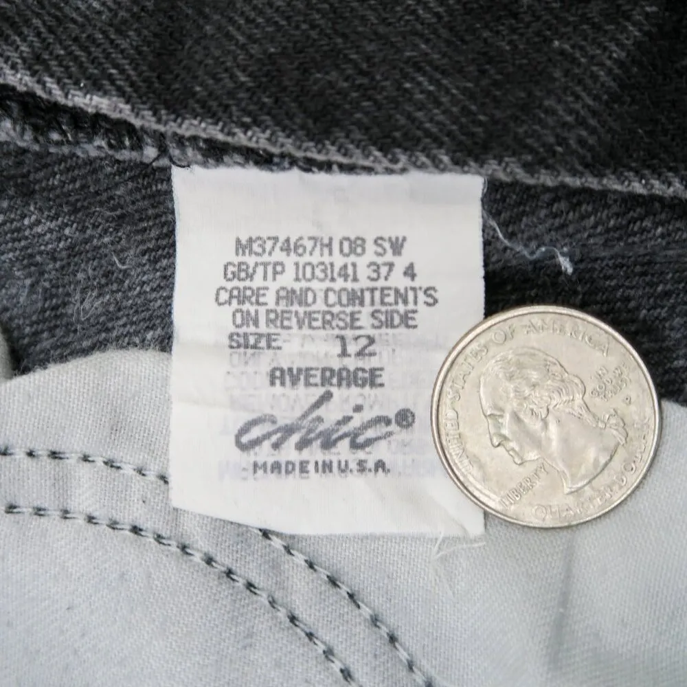 Vintage 80s Chic Black High Waisted Jeans Size 27 - Image 7