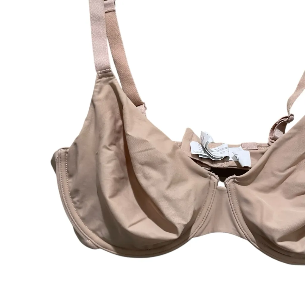 Simone Perele Underwire Bra Nude Women Size 36D Supportive Full Coverage Tan - Image 2