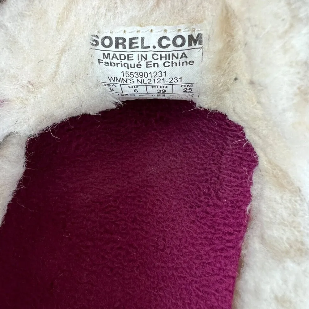 Sorel Shoes Womens 8 Sundance Shearling Slip On Moc Loafer NL2121231 Green Suede - Image 14