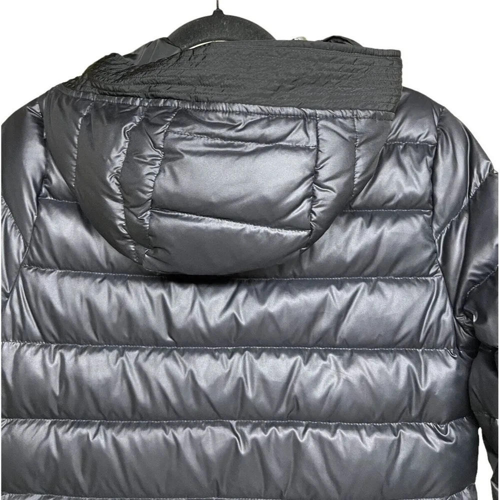 Athleta Snow Down Reversible Parka Jacket Black Women’s Size XS - Image 6