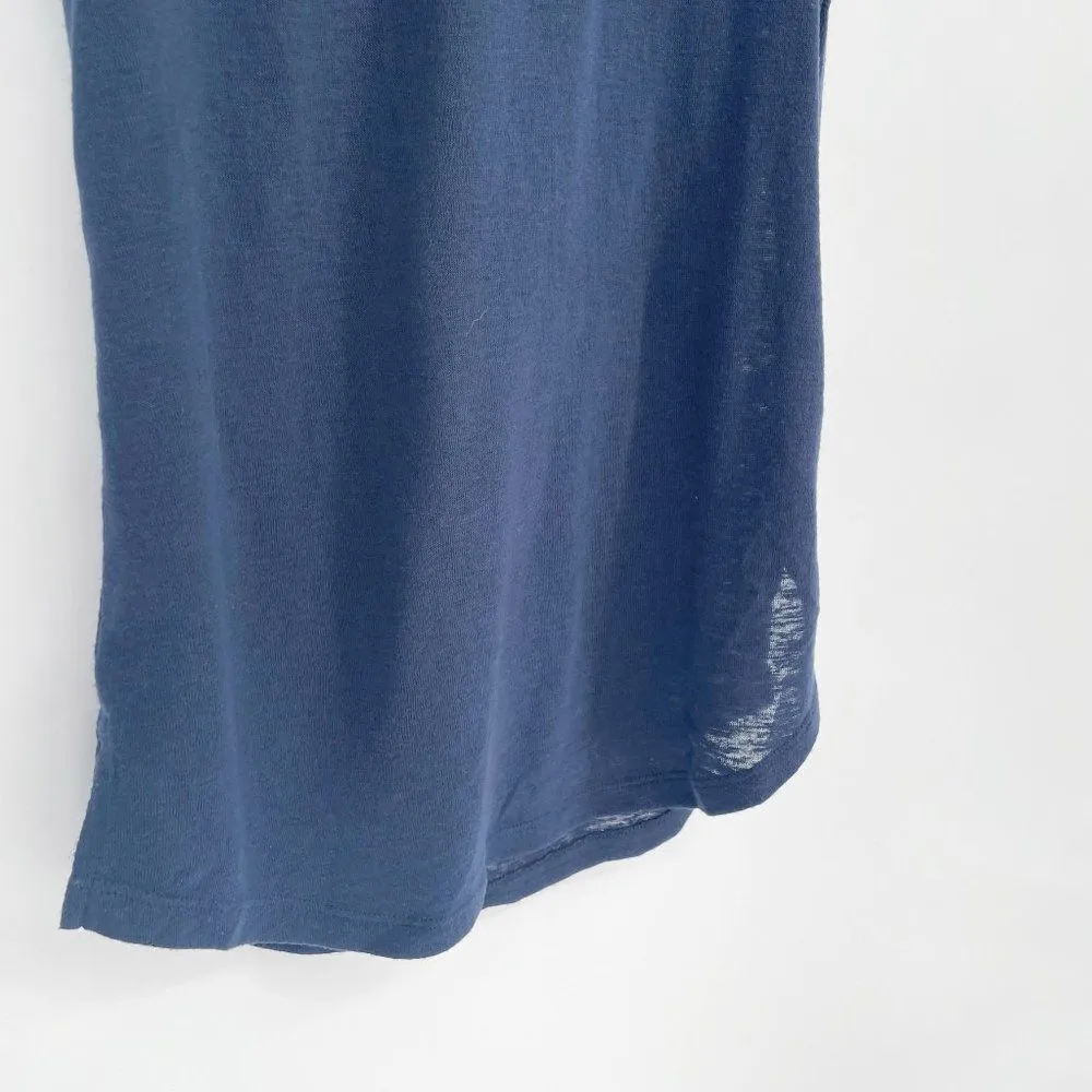 Athleta Breezy Muscle Tank Blue High Neck Modal Blend Lightweight Women's XS - Image 5