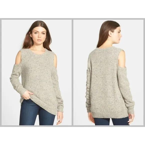 💕REBECCA MINKOFF💕 Page Cold Shoulder Wool Blend Sweater Medium M NWT - Image 2